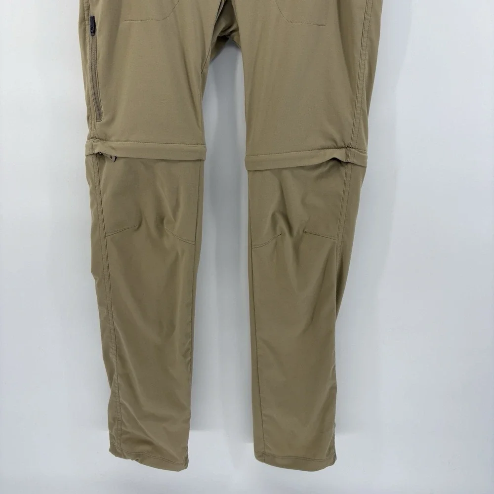 Columbia Omni-Shield Convertible Pants Beige Utility Tech Stretch Women 2 - Picture 6 of 10
